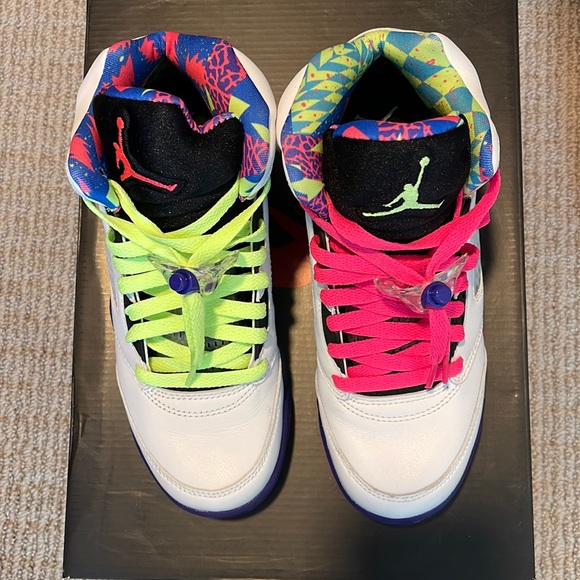 Jordan 5 Retro Alternate Bel-Air Court Purple Ghost Green Racer Pink. - Picture 1 of 4